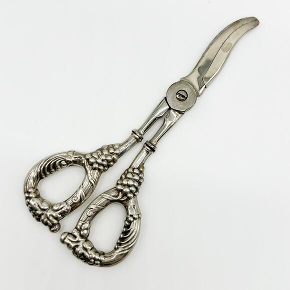 Antique Sterling Silver Grape Shears – Hans Jensen Danish Design by Voss Cut Co. - Picture 8 of 13